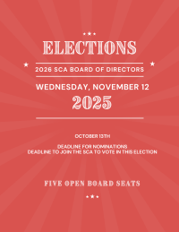 2026 SCA Annual Meeting