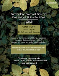 Summerland Greenwell Preserve Restoration & Native Plant Fest