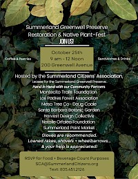 Summerland Greenwell Preserve Restoration & Native Plant Fest